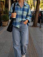 شومیز چهارخانه سرو