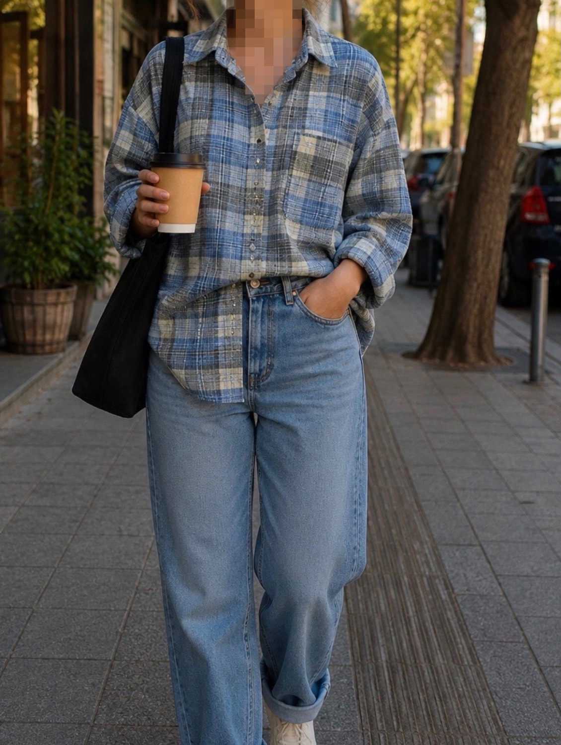 3214.jpg شومیز چهارخانه سرو
