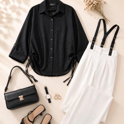 شومیز شیشه ای black