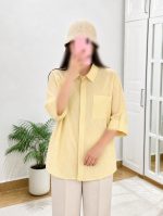 شومیز راه راه تک جیب