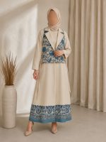 ست کت+سارافون بلند طرحدار لینن(5492)