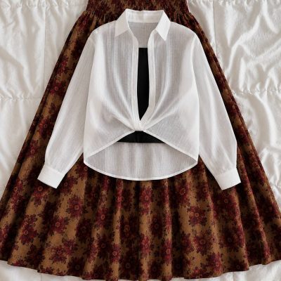 شومیز+تاپ کهربا