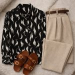 شومیز الیزه طرحدار