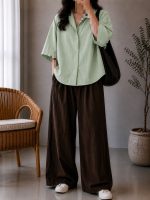 شومیز یقه شکاری