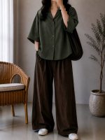 شومیز یقه شکاری