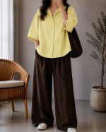 شومیز یقه شکاری