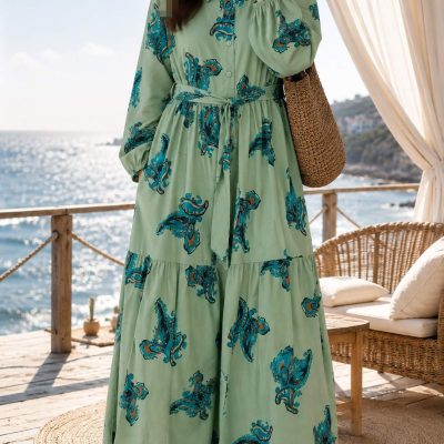 پیراهن ساحلی نقش