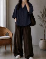 شومیز یقه شکاری