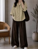 شومیز یقه شکاری