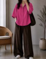 شومیز یقه شکاری