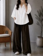 شومیز یقه شکاری