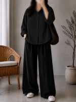 شومیز کتان پایین هلال