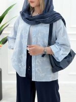 شومیز مانتویی آسمان