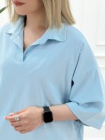 تیشرت یقه‌دار مژگان