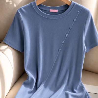 تیشرت یقه گرد آزاده