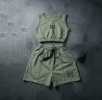 ست تاپ شورتک miu miu