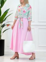 شومیز جلوگره آبرنگی