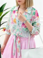 شومیز جلوگره آبرنگی