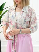 شومیز جلوگره آبرنگی