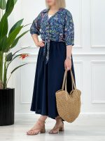 شومیز جلوگره آبرنگی