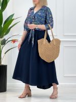 شومیز جلوگره آبرنگی