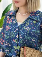 شومیز جلوگره آبرنگی