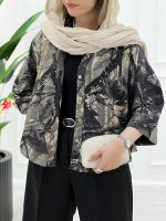 شومیز گلدار پشت پیله نورسا