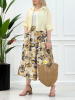 شلوار واید چاپی