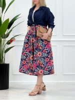 شلوار واید چاپی