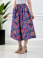 شلوار واید چاپی