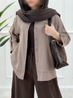 شومیز مانتویی پیله‌دار