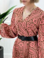 پیراهن بلند طرحدار ترمه