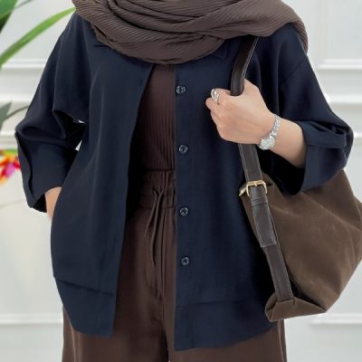 شومیز مانتویی پیله‌دار