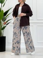 شلوار بگ طرحدار زنانه گلرخ