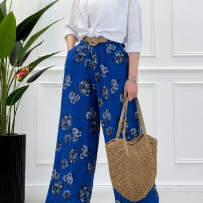 شلوار بگ طرحدار زنانه گلرخ