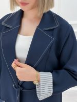کت بلند جلو بنددار بزیاق
