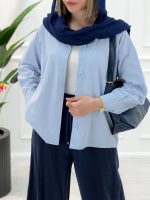 شومیز آستین بلند لینن