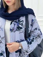 شومیز مانتویی گلدار