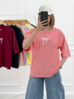 تیشرت دخترانه پاپیونی ماهرخ