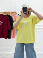 تیشرت دخترانه پاپیونی ماهرخ