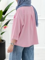 شومیز مانتویی سیلک