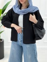 شومیز مانتویی شیشه‌ای