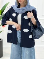 شومیز یقه‌دار ابر