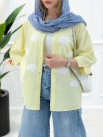 شومیز یقه‌دار ابر