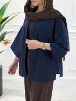 شومیز مانتویی بغل چاک سوگند