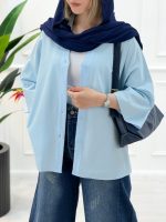 شومیز مانتویی بغل چاک سوگند