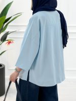 شومیز مانتویی بغل چاک سوگند