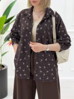 شومیز مانتویی اکلیلی