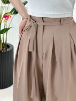 شلوار بگ دخترانه کمربندی