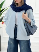 شومیز مانتویی لینن ژاله